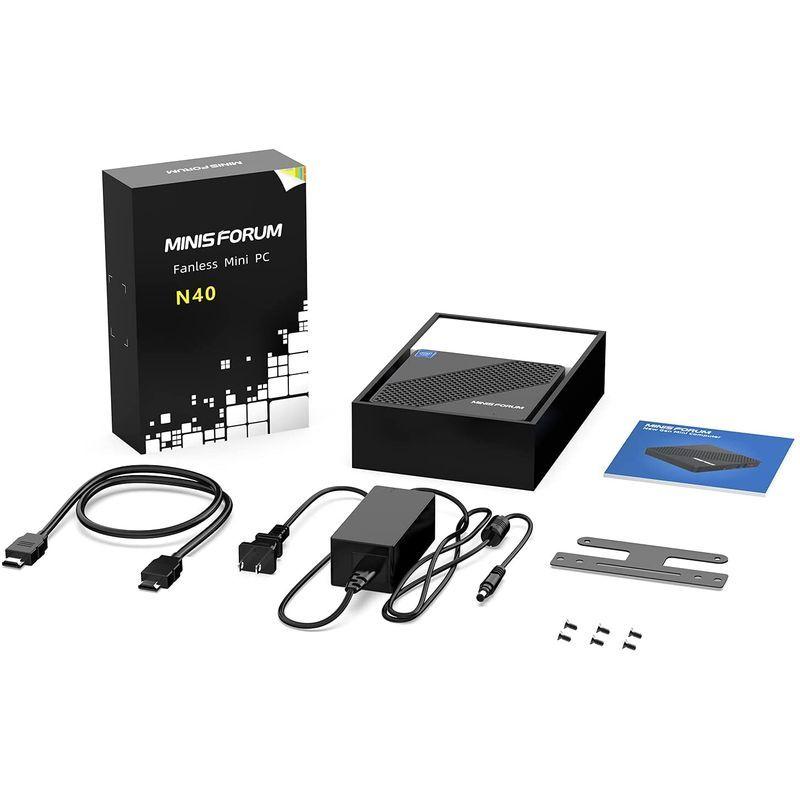 MINISFORUM N40ミニPC インテルCeleron N4020 最大2.8GHz DDR4 4GB 64GB ファンレス パソコン 最大2 8GHz N40ミニPC インテルCeleron N4020 DDR4 4GB 64GB ファンレス パソコン