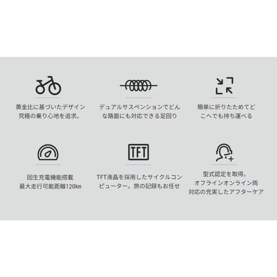電動自転車16インチ A2 電動アシスト自転車 型式認定獲得  折りたたみ 公道走行 走行距離120km 9.6Ah AiDDE｜isei-store｜07