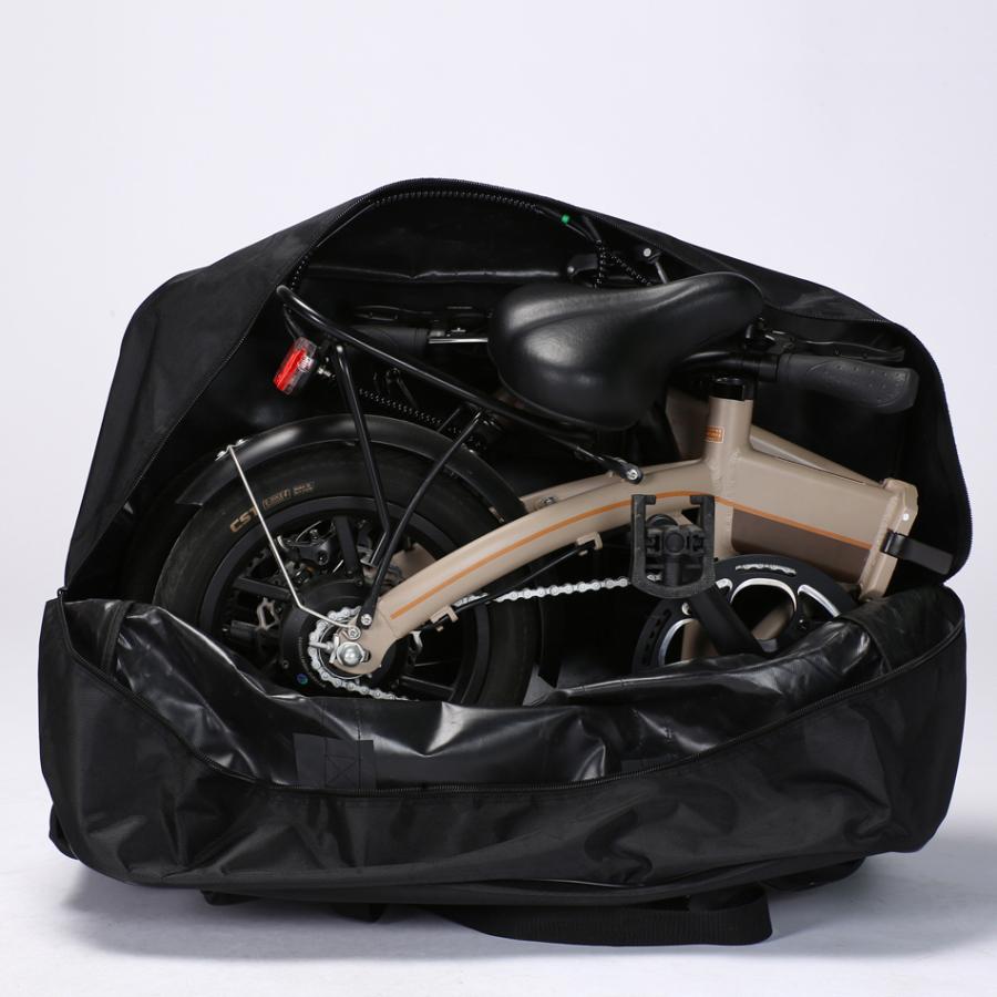 AiDDE 輪行バッグ キャスター付き 輪行袋 折りたたみ自転車 収納 AiDDE 輪行バッグ キャスター付き 輪行袋 折りたたみ自転車 収納