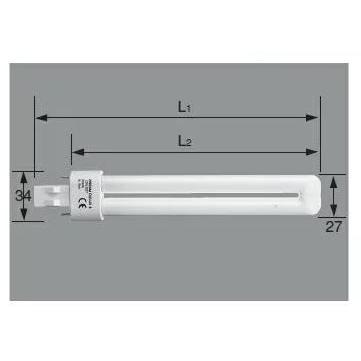 OSRAM オスラム DULUX S 9W/827 デュリュックス 3波長形 電球色 OSRAM オスラム DULUX S 9W/827 デュリュックス 3波長形 電球色