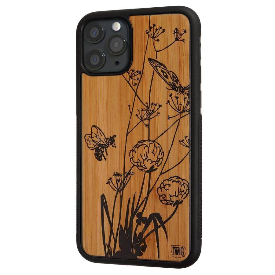 【ネコポス送料無料】【Twig Case】iPhone12/12 Pro/12 Mini リサイクルウッドケース【Beeutiful-Bamboo】 | iPhone 12