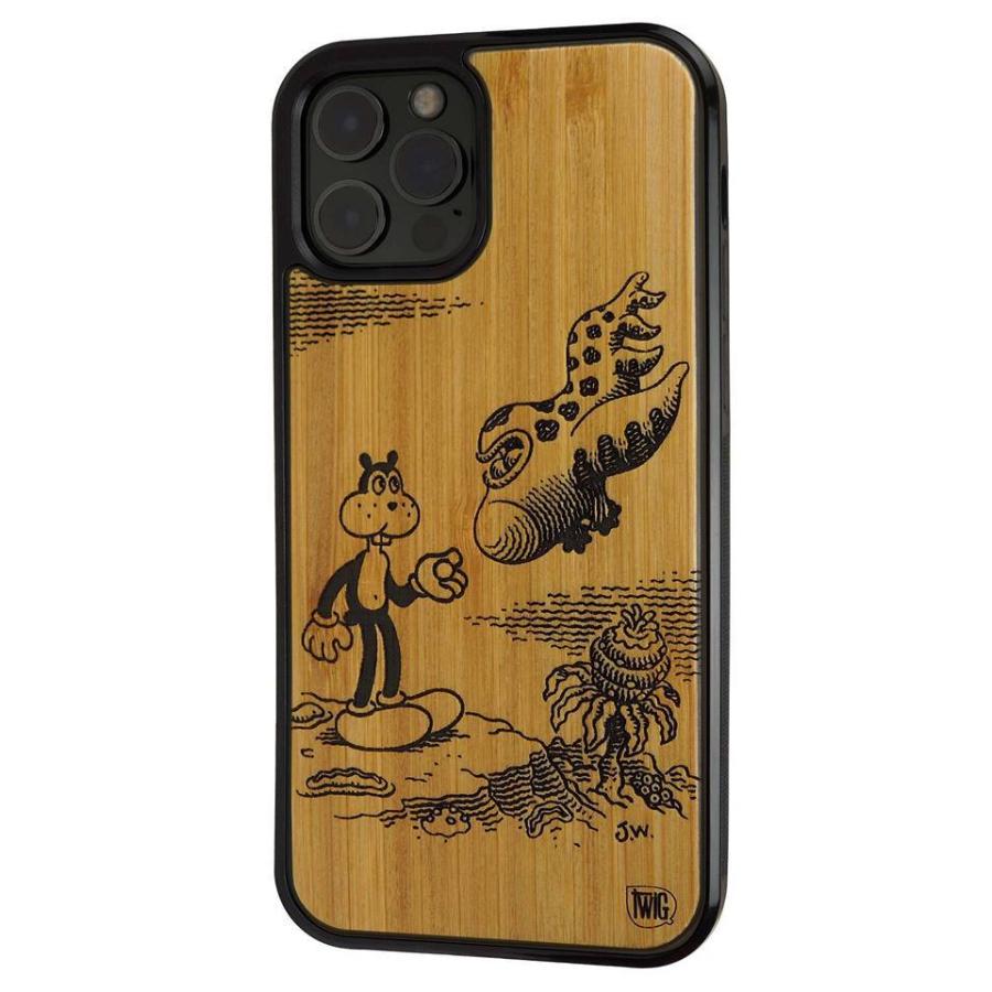 【ネコポス送料無料】【Twig Case】iPhone12/12 Pro/12 Mini リサイクルウッドケース【Feeder-Bamboo】 | iPhone 12