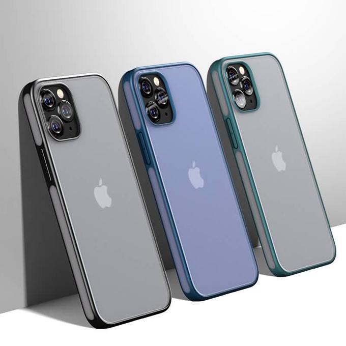 【ネコポス送料無料】iPhone12/12 Pro/12 mini用ハイブリッドマットPCケース【指紋防止】 | iPhone 12 | 02
