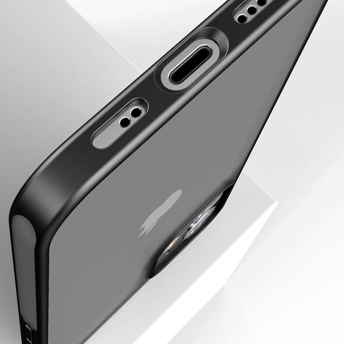 【ネコポス送料無料】iPhone12/12 Pro/12 mini用ハイブリッドマットPCケース【指紋防止】 | iPhone 12 | 03