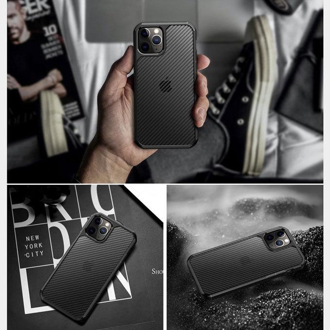 【ネコポス送料無料】iPhone12/12 Pro/12 mini用カーボン調PCケース【指紋防止】【ストラップホール】 | iPhone 12 | 05