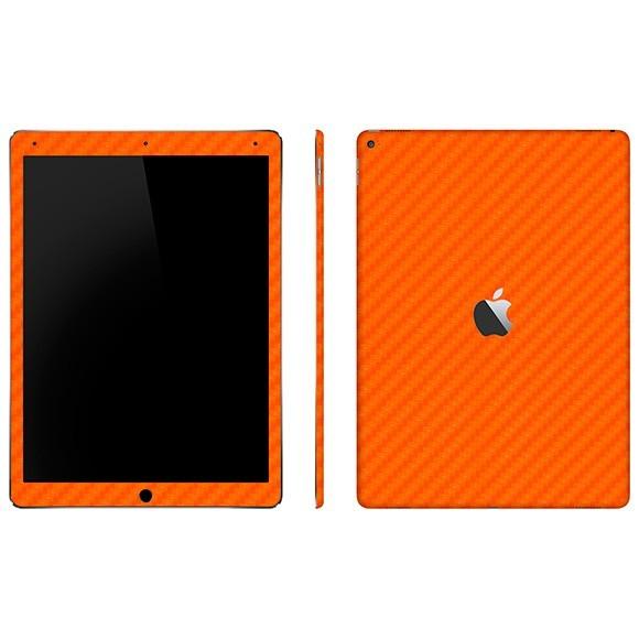 iPad Pro 10.5 カーボン調プレミアムスキンシール【カーボンオレンジ】 |  | 01
