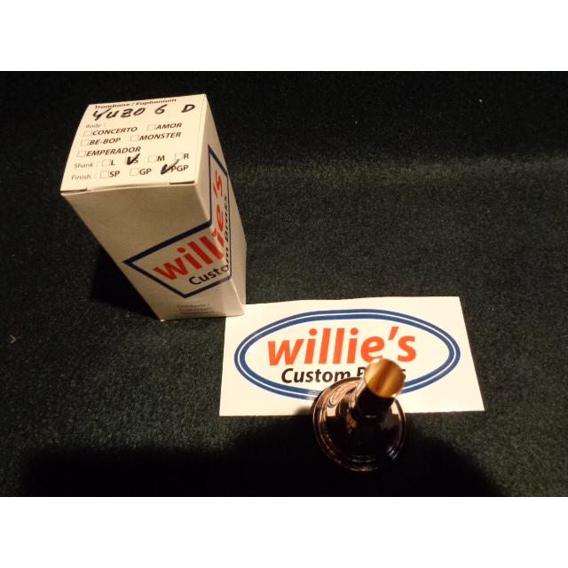ウィリーズ 細管 YUZO 6D トロンボーン・ユーフォニウム マウスピース  