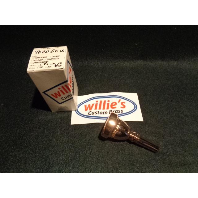 トロンボーン　マウスピース　細管　willie's YUZO 6R α（特注品） ウィリーズ 細管 YUZO 6εα トロンボーン・ユーフォニウム マウスピース