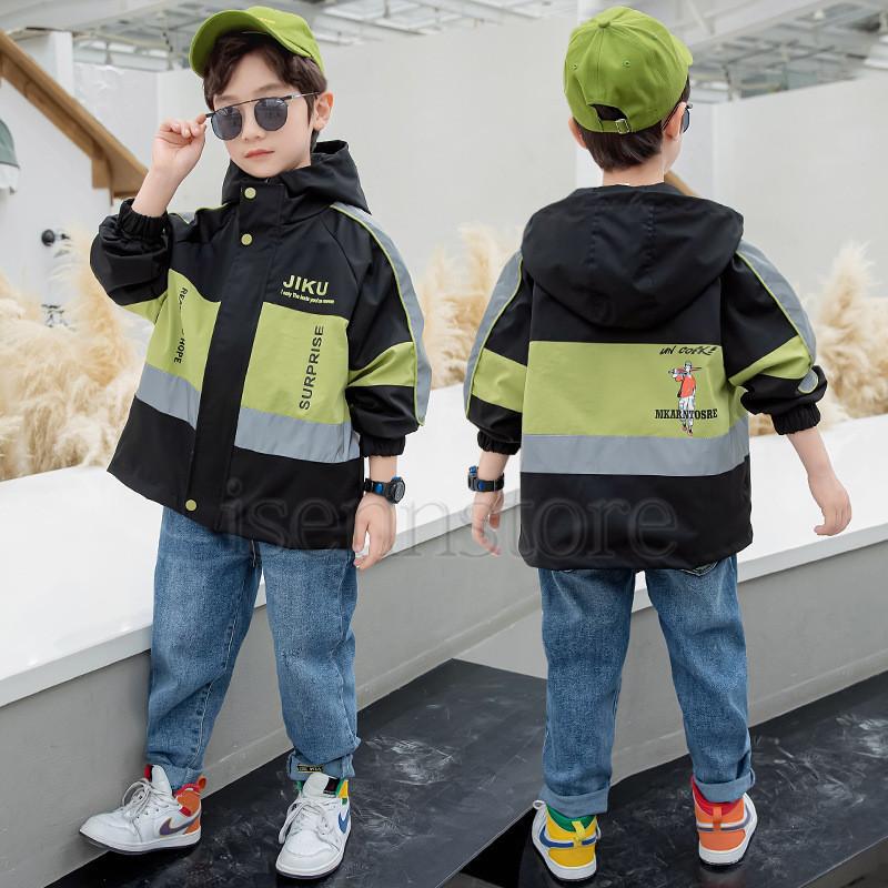 キッズ ジュニア ジャケット ウインドブレーカー パーカー フード アウター 男の子 子供服 おしゃれ 配色デザイン ブルゾン マウンテンパーカ かっこいい 通学 2133 142 イセンストア 通販 Yahoo ショッピング