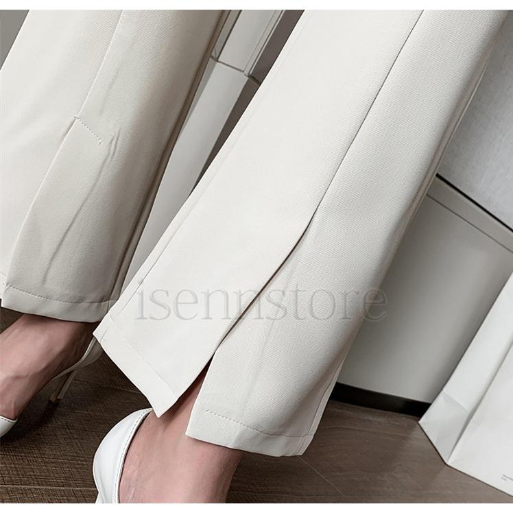 フレアパンツ 春夏ボトムス レディース スラックス ブーツカット