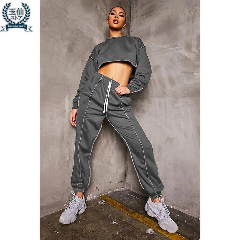 スウェット おしゃれ ジャージ 上下 パーカ 長袖 ショート丈 ズボン 無地 セットアップ 新作グッ ルームウェア カジュアル スポーツウェア 大人 レディース 秋冬