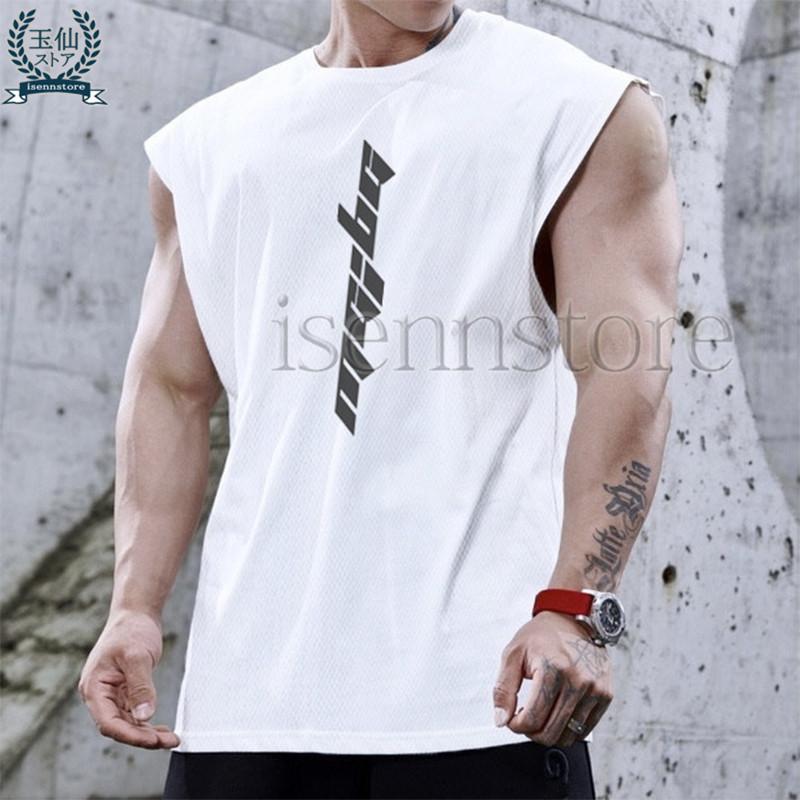 タンクトップ メンズ Tシャツ ノースリーブ トレーニングウェア