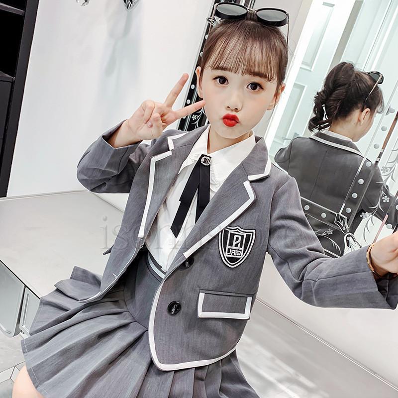 子供服 スーツ 女の子 セットアップ キッズ ジュニア 長袖 おしゃれ テーラードジャケット スカート フォーマル ガールズ 女児 韓国こども服 スクール制服 2133 49 イセンストア 通販 Yahoo ショッピング