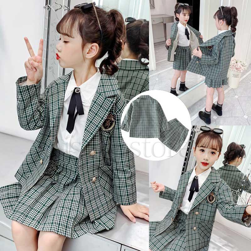 子供スーツ フォーマル 卒業式 入学式 スカートスーツ 女の子 ガールズ ジャケット プリーツスカート チェック柄 2点セット 小学校 卒業服 子供服 可愛い 発表会 2133 55 イセンストア 通販 Yahoo ショッピング