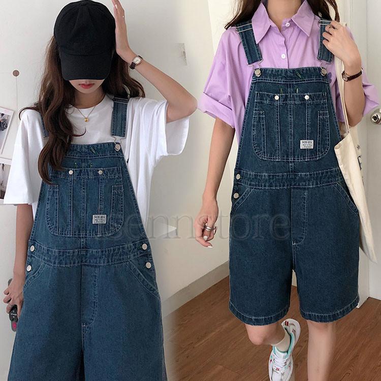 サロペットパンツ レディース デニム オールインワン ワイドパンツ ゆったり 女性 ショートパンツ 短パン カジュアル オーバーオール 春夏大きいサイズ ジーンズ 2133 637 イセンストア 通販 Yahoo ショッピング