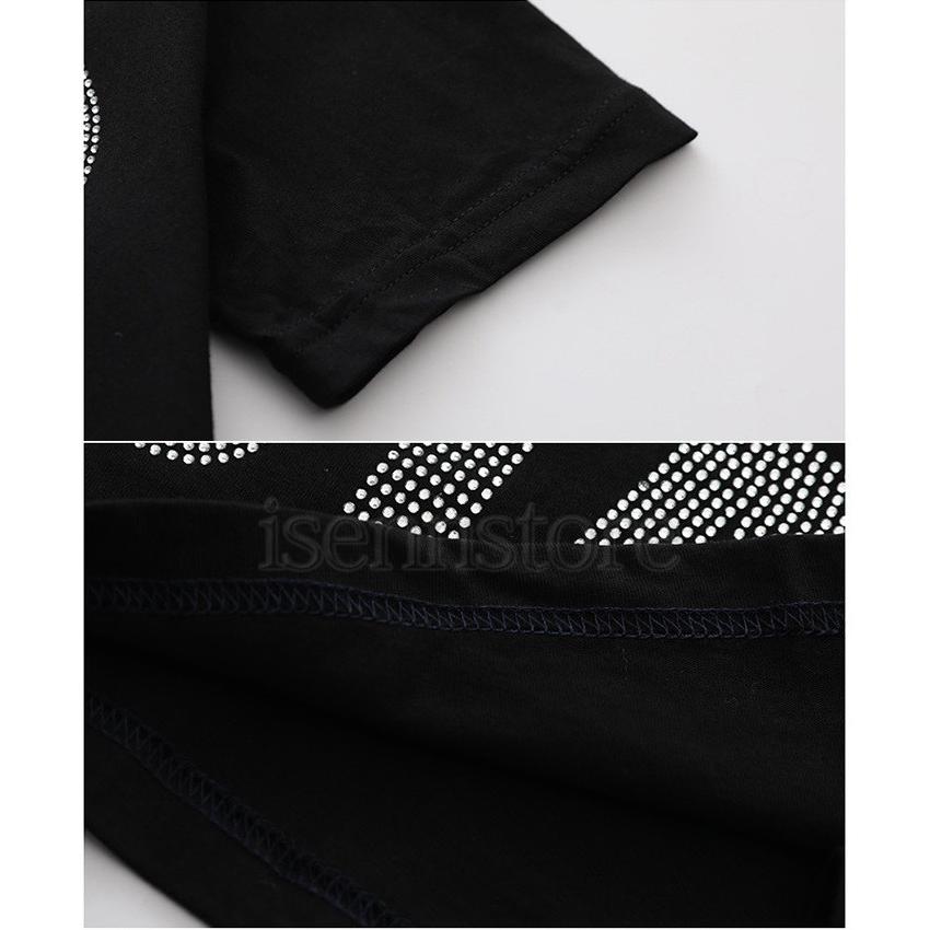 スパンコール Tシャツ 半袖 女の子 トップス きらきら おしゃれ 韓国