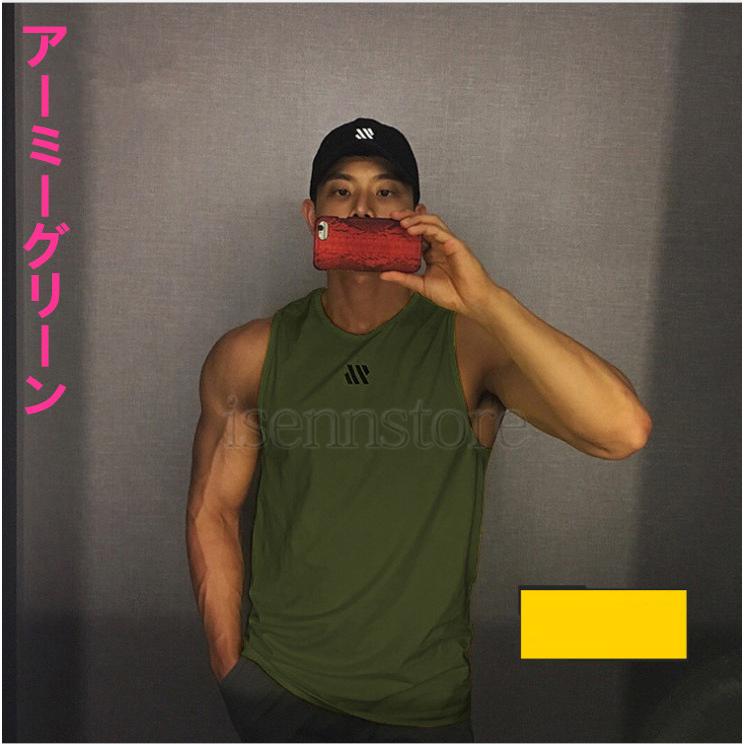 タンクトップ ノースリーブ 大きいサイズ メンズトップス Tシャツ 速乾