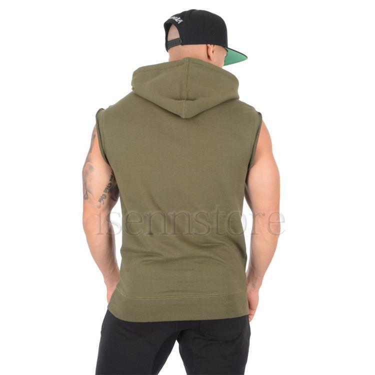 タンクトップ メンズ ノースリーブパーカー おしゃれ プルオーバー 夏