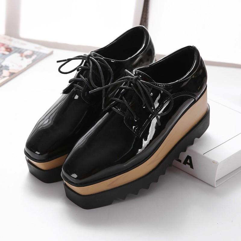 18新作 秋物 冬物 プラットフォームシューズ ローファー 厚底 レディース おじ靴 シューズ 靴 ブラック ブーツ カジュアル 歩きやすい 疲れない Aug 1930 イセンストア 通販 Yahoo ショッピング