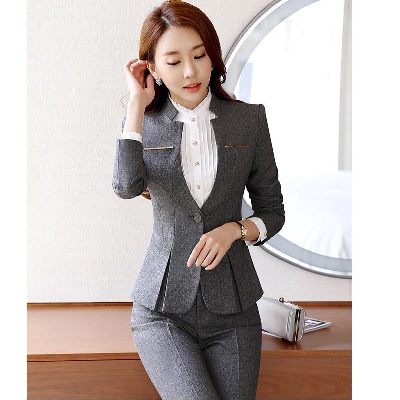 2点セット フォーマルスーツ 卒業式 入学式リクルートスーツ 韓国ファッション レディース Ol 通勤 ジャケット 可愛い 長袖トップス 大きいサイズ 事務服 Aug 2226 イセンストア 通販 Yahoo ショッピング