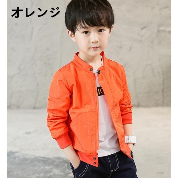 子供ジャケットコート アウター キッズ ジュニア 男の子 春夏薄手ジャケット 無地 スタジャン ジップアップパーカー ブルゾンジャンパー Aug 2593 イセンストア 通販 Yahoo ショッピング