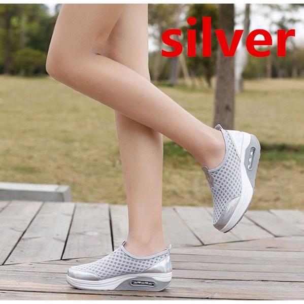 厚底スニーカー レディース スリッポン カジュアルシューズ 靴 人気 運動靴 スポーツ 美脚 おしゃれ ウォーキングシューズ メッシュシューズ 通気 軽量 Aug 2774 イセンストア 通販 Yahoo ショッピング