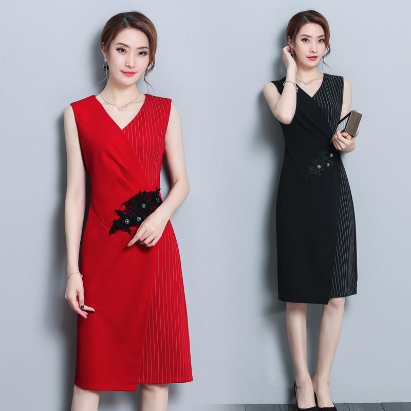 夏 ビジネス 通勤 ワンピース レディースｖネックノースリーブ タイトワンピ 膝丈 大きいサイズ着痩せ おしゃれ きれいめフォーマル オフィスol 仕事着 Aug 3946 イセンストア 通販 Yahoo ショッピング