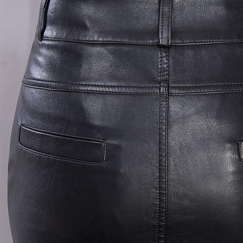 秋新作ミニスカート レザースカート/台形スカート/ミニ丈/膝上/ひざ上