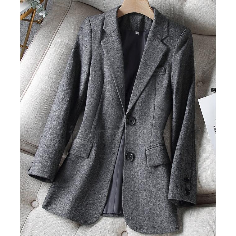 秋冬 スーツ フォーマル 厚手 冬用 長袖 ジャケット ズボン レディース
