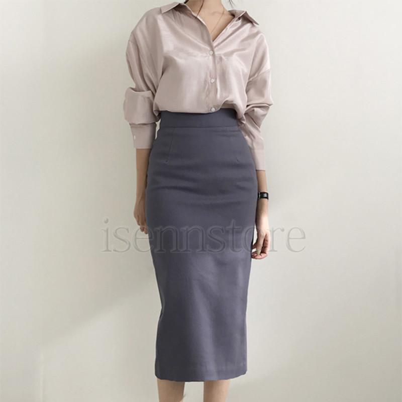 スカート レディース 韓国 スタイリッシュ ハイウエスト タイト