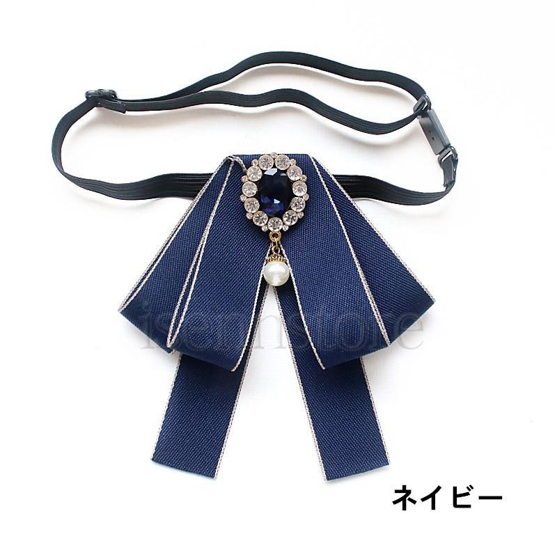 ネックレス リボンタイ(蝶ネクタイ) モチーフ 35-44cm 汚れ有り