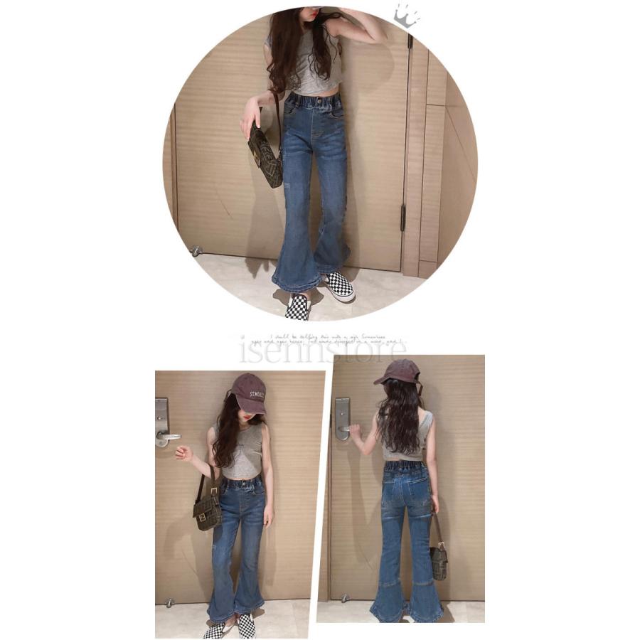 フレアパンツ 女の子 韓国子供服 韓国ファッション キッズ スリム