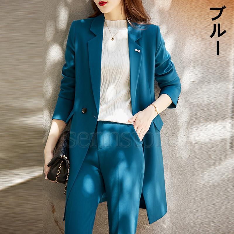 春服 テーラードジャケット レディース ロング丈 スーツコート