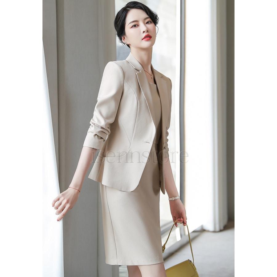 セレモニースーツ 2点セット ジャケット ワンピース ママスーツ  