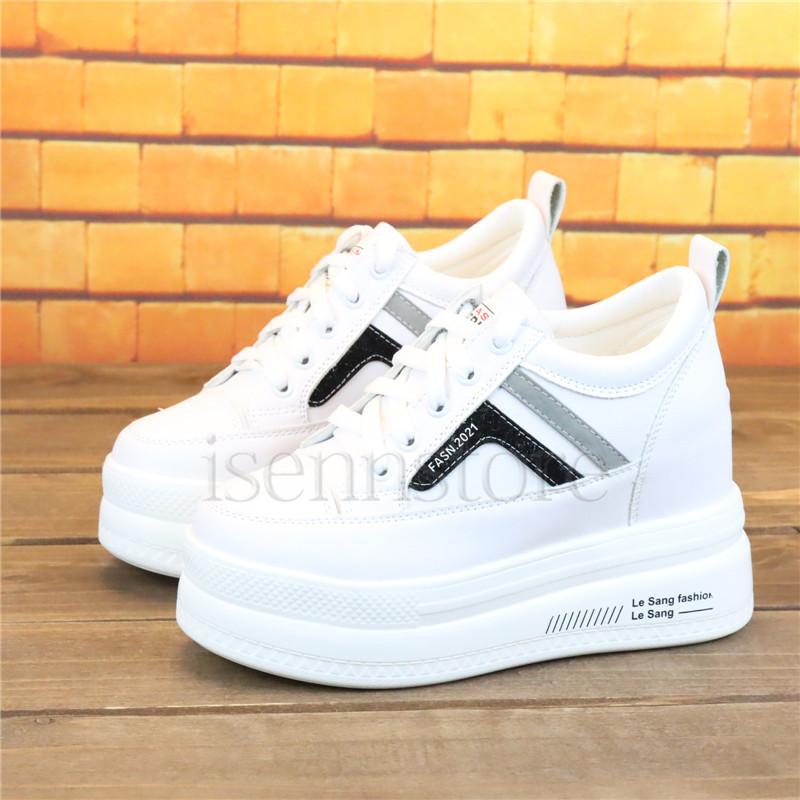 軽量インヒール スニーカー ウォーキングシューズ レディース シンプル