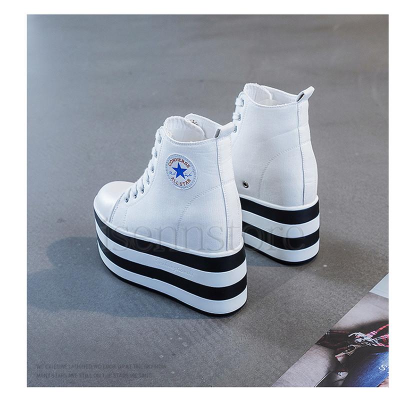 ハイカット キャンバススニーカー／ヒール高3cm 楽天市場】キャンバススニーカー ハイカットの通販