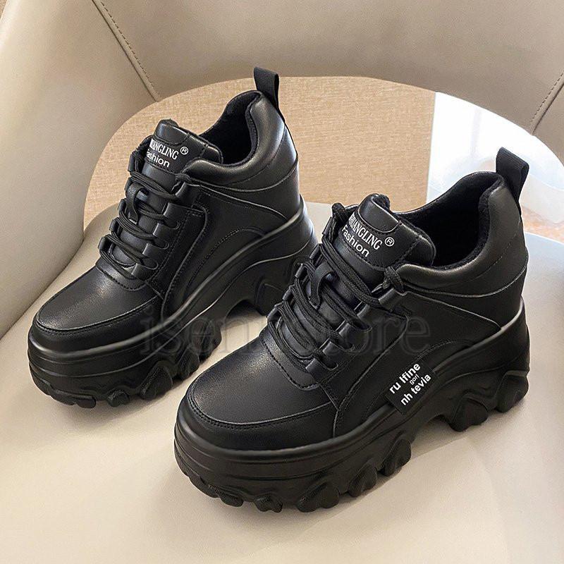 ダッドスニーカー レディース ボリュームソール インヒールスニーカー