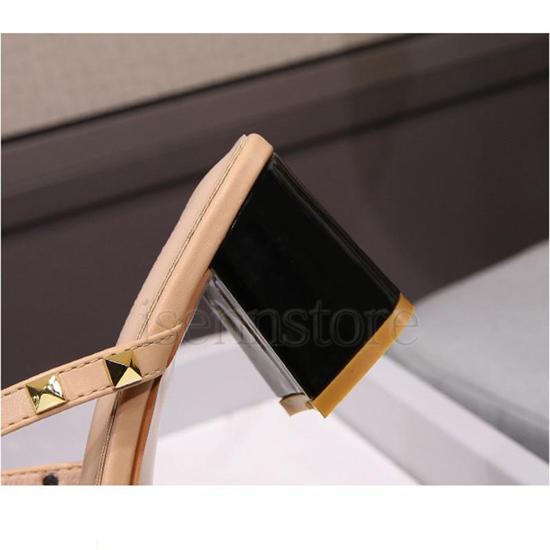 サンダル レディース パンプス ポインテッドトゥ スタッズ付き