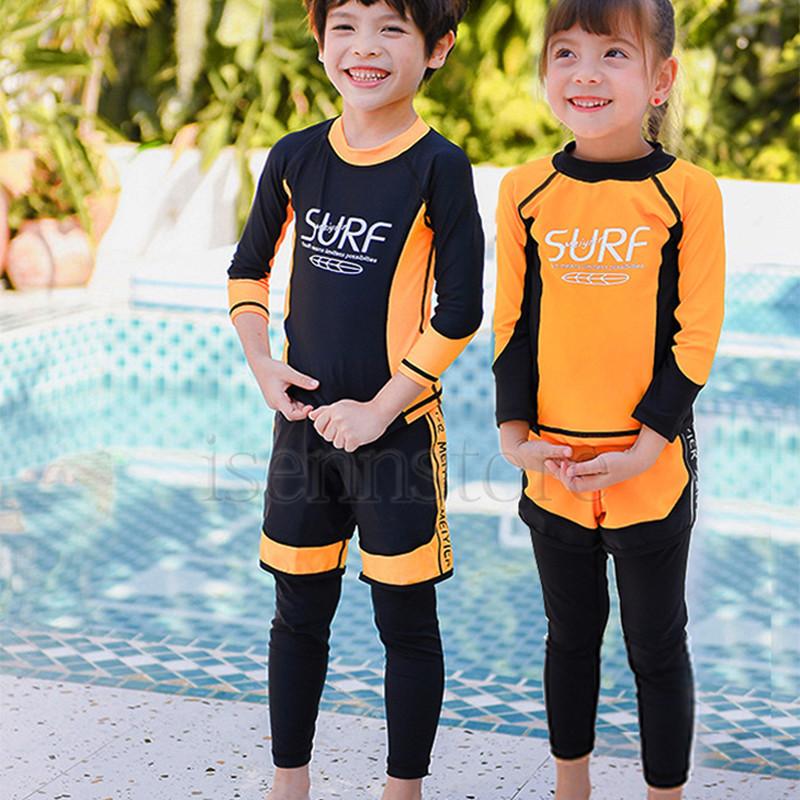 キッズ 水着 女の子 子供 男の子 ラッシュガード セット キッズ水着 レギンス セパレート 水遊び 長袖 紫外線対策 日焼け対策 スイムウェア 上下 セット ジュニア Ine 5671 イセンストア 通販 Yahoo ショッピング