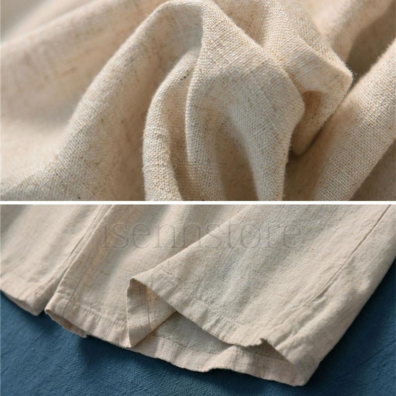 麻パンツ レディース リネンカジュアルパンツ ナチュラル ゆったり