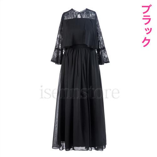 レディース Aライン ワンピース レース ドレス 結婚式 シースルー シフォン レイヤード ロングドレス ワンピ パーティ お呼ばれ フォーマルドレス 発表会 披露宴 |  | 06
