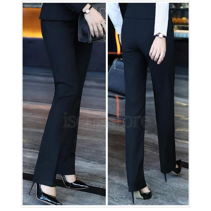 スーツ ズボン レディース オフィスパンツ ロングパンツ ボトム 美脚  
