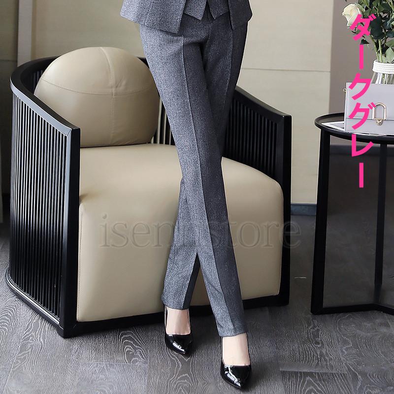 スーツ ズボン レディース オフィスパンツ ロングパンツ ボトム 美脚  