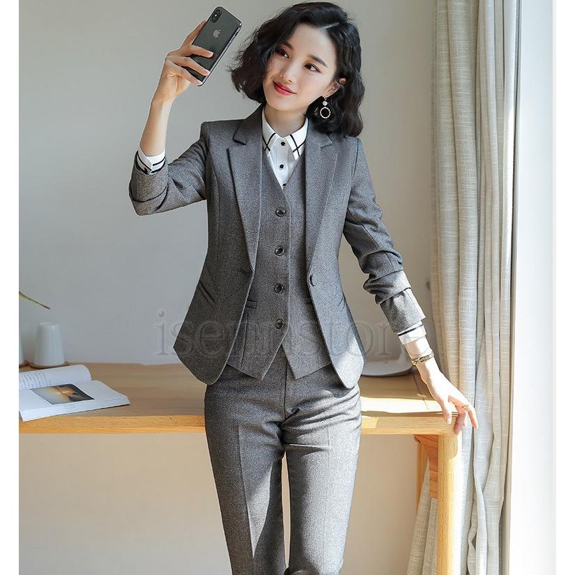 ビジネススーツ セレモニー ママ 母親 レディース スーツ5点セット