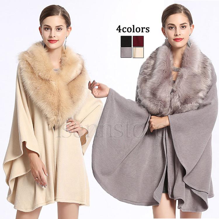 PRADA ファー付き カーディガン ボレロ 38 ポンチョ ショート ボレロ ファー襟ケープ 結婚式 フォーマル 普段着 エレガント