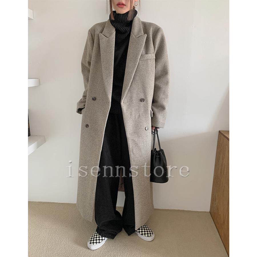 アールト AALTO チェスターコート ロング丈 ウール カシミヤ混