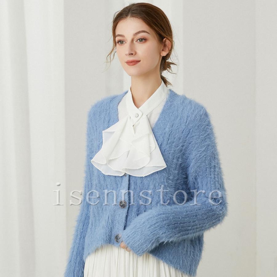 ボウタイ付け襟 つけ襟 レディース シフォン ブラウス付け襟 フェイク