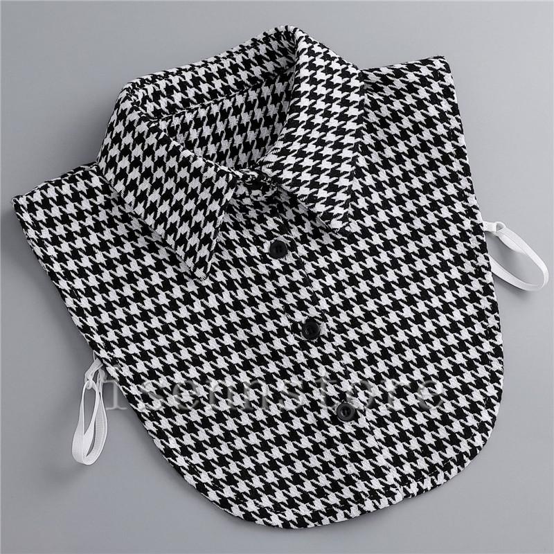 千鳥格子 レディース 付け襟 つけ衿 付け衿 つけ襟 千鳥柄 チェック柄