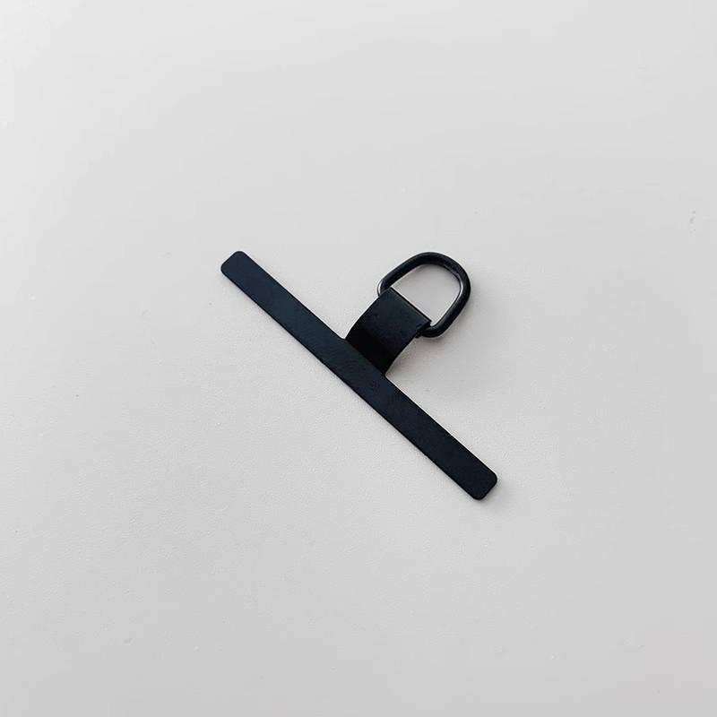 スマホストラップ ホルダー 全機種対応 ステンレス製 挟むだけ