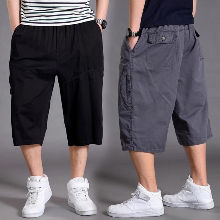 ハーフパンツ メンズ 膝下 7分丈 イージーパンツ 七分丈 クロップド